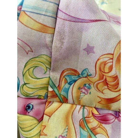Iron Fist My Little Pony Rare Sundae Best G1 Shoulder Tote Bag Large 25” X 20” - Picture 11 of 14